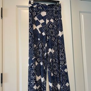 Paisley palazzo pants